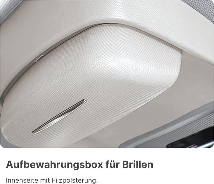 Produktbild Hermex Sonnenbrillenhalter für Tesla Model 3 Y Brillenetui für Fahrzeugdecke