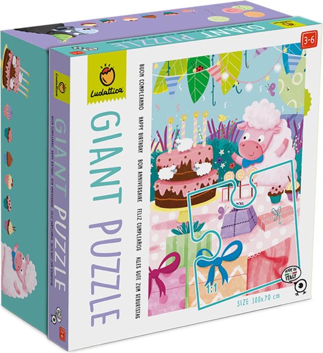 Ludattica 48 Piece Puzzle - Giant Puzzle: Happy birthday (48 Teile)
