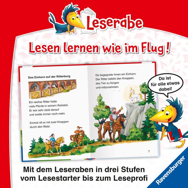 Actual product image Ravensburger Einhorngeschichten - Leserabe ab 1. Klasse - Erstlesebuch für Kinder ab 6 Jahren (German, Katia king mountain, Elke Broska, 2021)