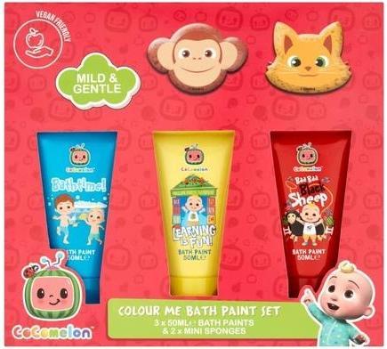 Actual product image Cocomelon Colour Me Bath Paint Set (150 ml)