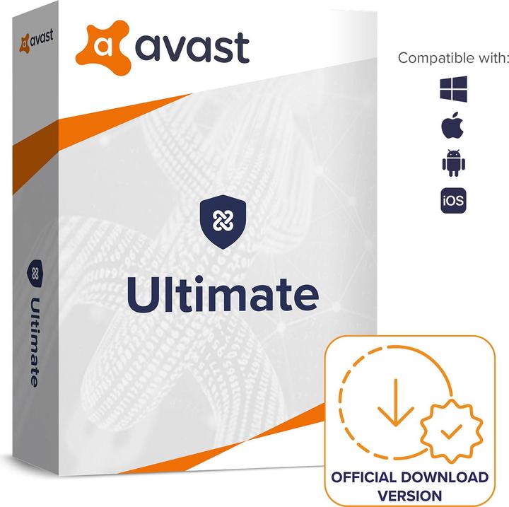 Image du produit Avast Ultimate (10 Utilisateur, 10 Périphériques/Utilisateurs, 12 mois)