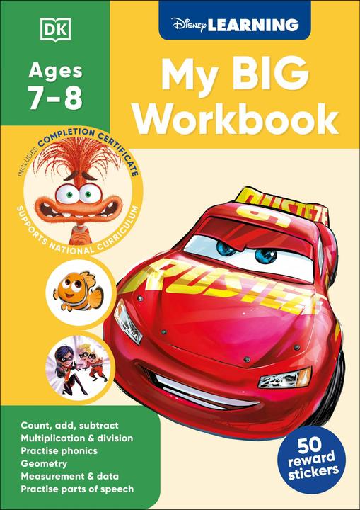Produktbild Disney Learning Big Workbook Ages 7-8 (Year 3) (Englisch, DK, 2025)
