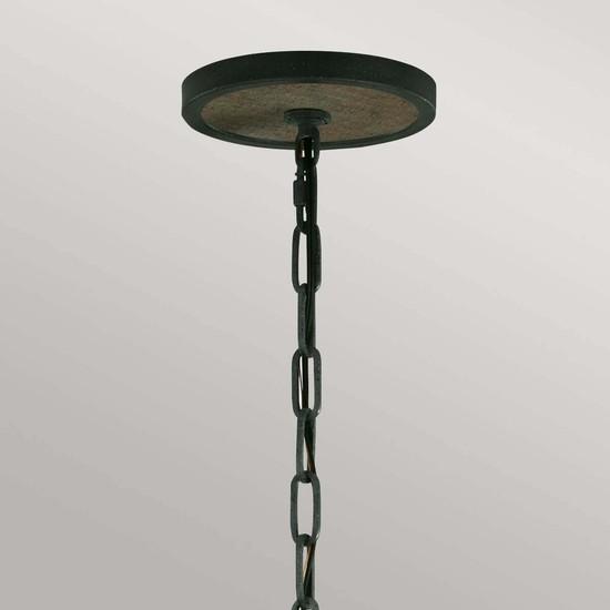Produktbild Elstead Lighting Allier Hängeleuchte E14 4-fach Wetter Eichenholz, Antik Schmiedeeisen (E14)