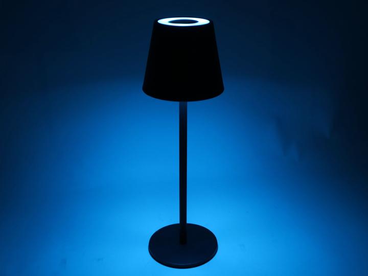 Produktbild DayLite LED-Tischleuchte PBG-1238, 4W, 200lm, RGBW, Akku, schwarz (200 lm)