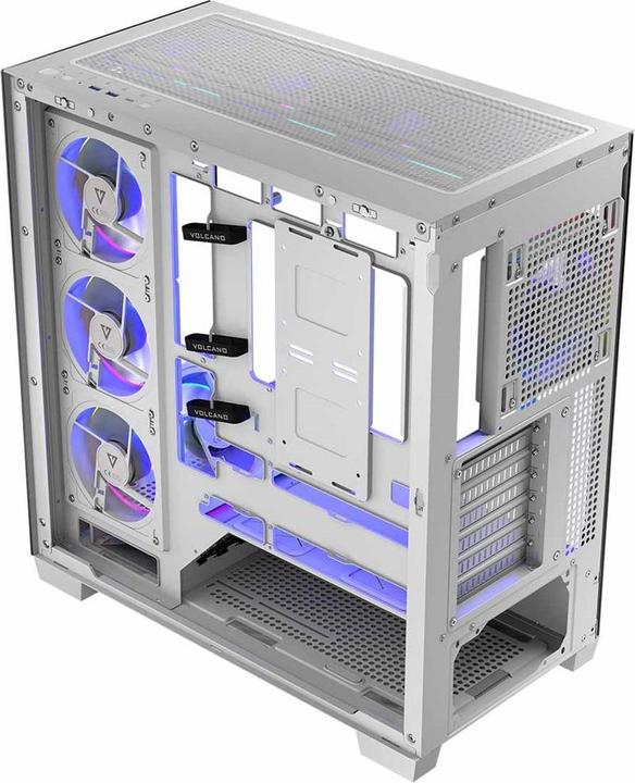 Actual product image Modecom Computergehäuse VOLCANO STELLAR ARGB MIDI 8F (ATX, mATX, Mini-ITX)