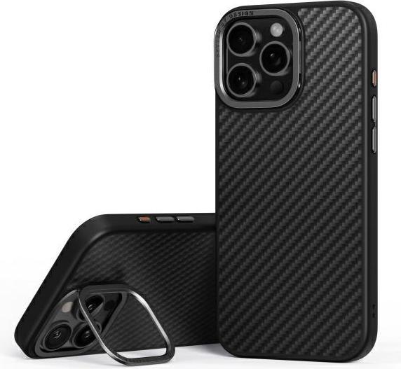 Actual product image Uniq etui Keva Max iPhone 16 Pro Max 6.9" Magclick Charging czarny/carbon black (Apple iPhone 16 Pro Max)