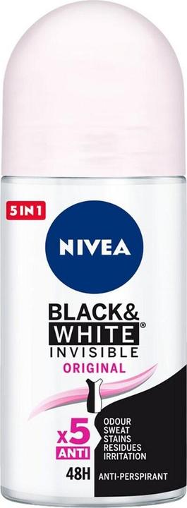NIVEA BLACK & WHITE INVISIBLE deo roll-on 50 ml (Roll-on, 50 ml)
