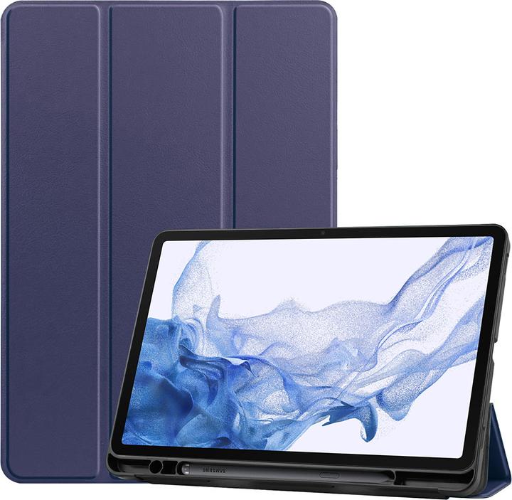 Cazy Premium Smart Hülle Kompatibel mit Samsung Galaxy Tab S8+ - Schutz Etui Hülle mit Stifthalter - (Galaxy Tab S8+)