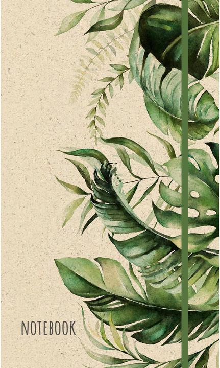 Produktbild Notizbuch 10900N, aus Graspapier, 13x21cm blanko, 80 Blatt (13 x 21 cm, Blanko, Harter Einband)