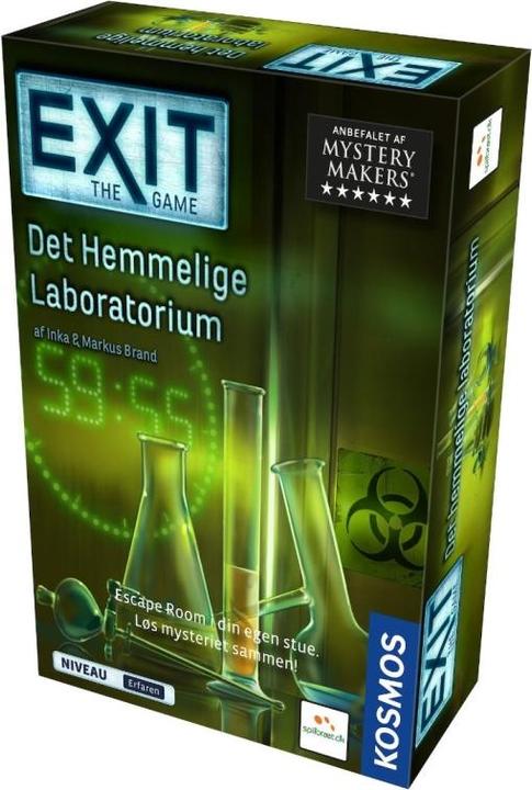 Produktbild Thames & Kosmos Exit: Det hemmelige laboratorie - Escape Room Game (Danish) (Deutsch)