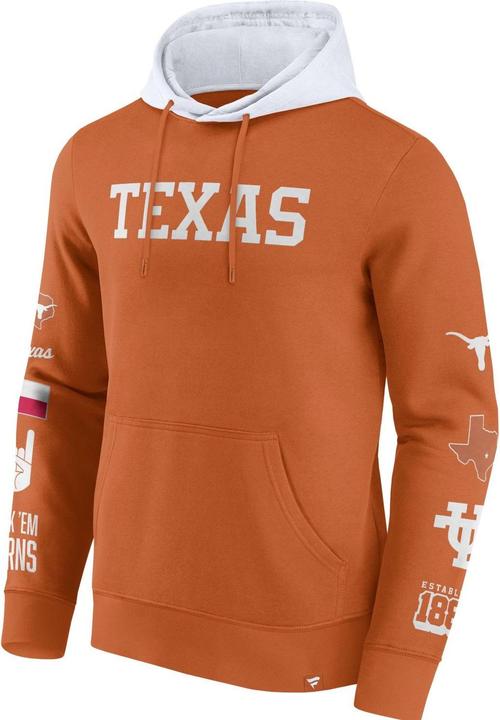 Fanatics Texas Longhorns NCAA Sleeve Patches Hoody - S (S)