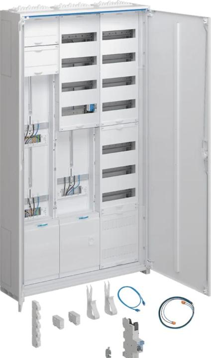 Produktbild Hager Komplettschrank ZB533M28C 2ZP 1SG APZ H 1400mm 3feldig