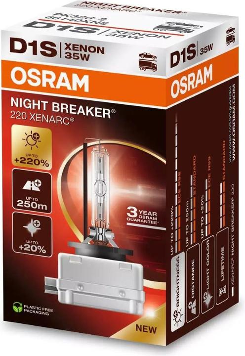 Actual product image Osram Xenarc Night Breaker 220 (D1S)