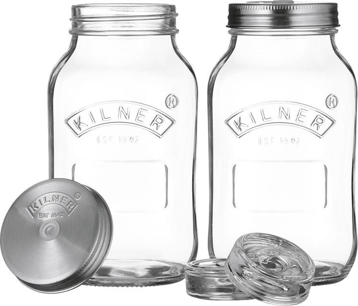 Kilner Fermentationsgläser (2 Stk., 1 l)