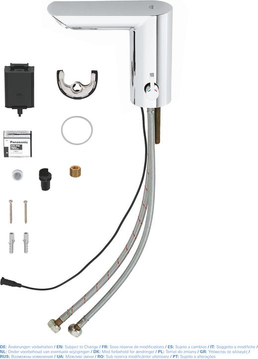 Produktbild Grohe Bau Cosmopolitan E Infrarot-Waschtischarmatur mit Temperaturregulierung