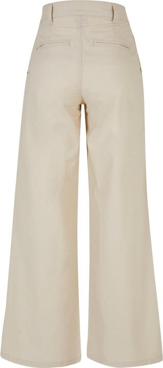 Image du produit Urban Classics Ladies High Linen Mixed Wide Leg Pants (28)