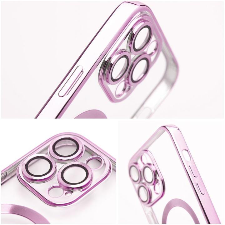 Immagine prodotto OEM Back panel cover ELECTRO MAG COVER case compatible with MagSafe for IPHONE 16 Pro Max rose (Apple iPhone 16 Pro Max)