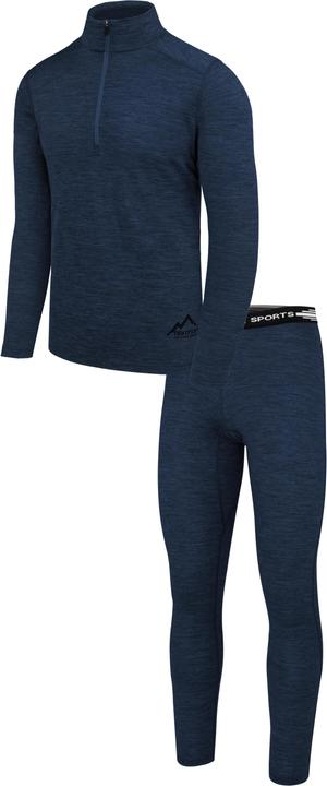 Immagine prodotto Normani Camicia e pantaloni uomo Merino a maniche lunghe Canberra/Sydney - 8827 (4XL)