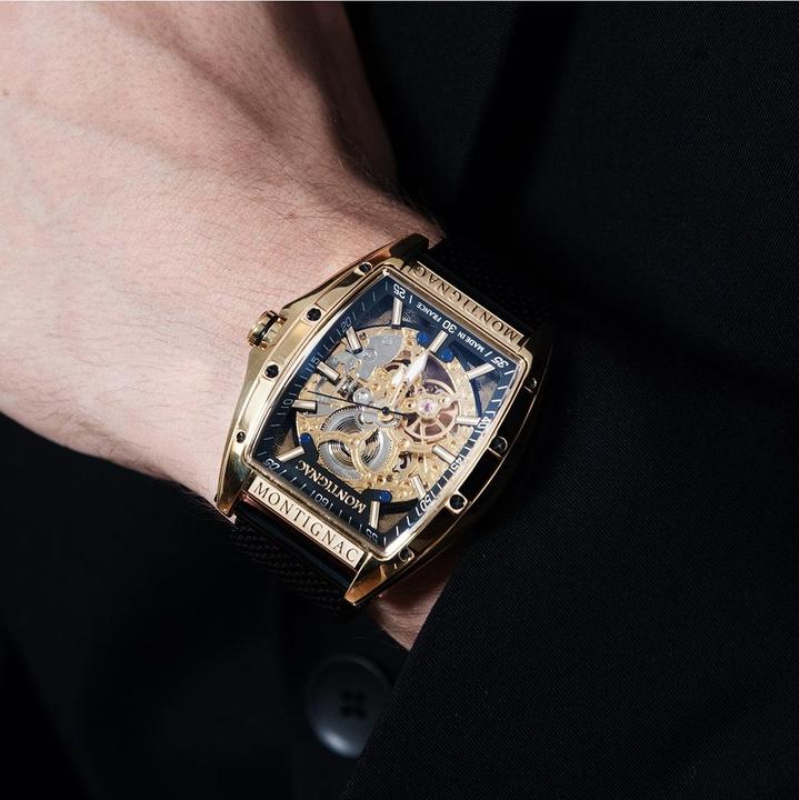 Actual product image Montignac Automatic Watch Tonneau (Skeleton watch, 2416.50 mm)