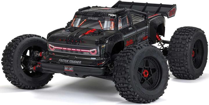 Actual product image Arrma St.Truck Outcast 8s 1:5 4wd Ep Rtr Black Brushless (RTR Ready-to-Run)