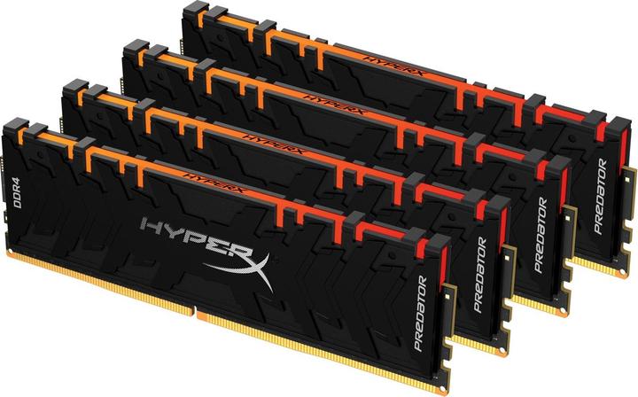Produktbild HyperX Predator RGB (4 x 8GB, 2933 MHz, DDR4-RAM, DIMM)