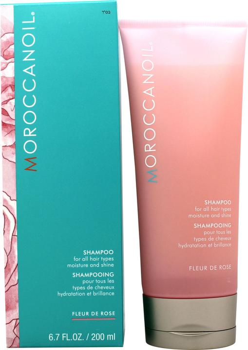 Actual product image Moroccanoil Fleur de Rose Moisture And Shine Shampoo 200ml (200 ml, Liquid shampoo)