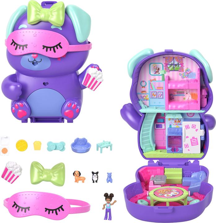 Produktbild Polly Pocket Übernachtungsparty-Welpe Schatulle