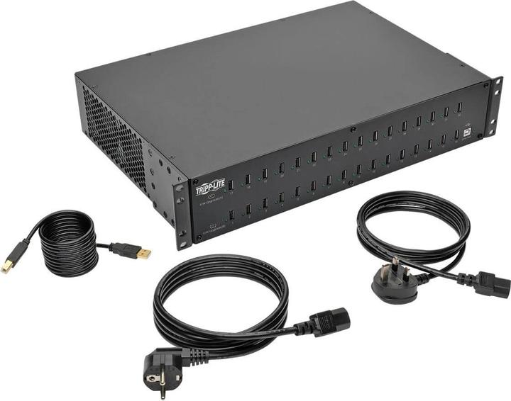 Image du produit Eaton Station de charge USB 32 ports avec synchronisation 230V 5V 80A 400W USB Charger Output 2U Rac (400 W)