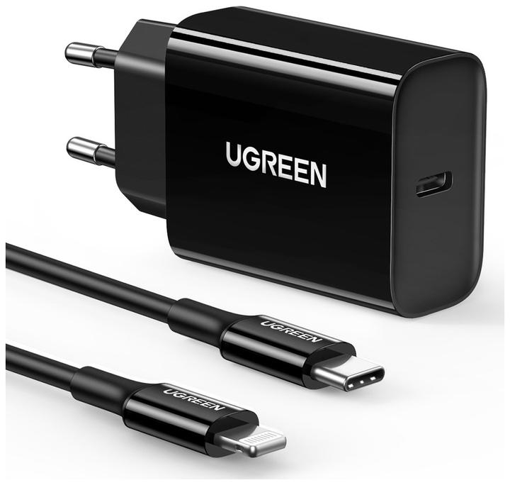 Image du produit Ugreen CD137 20W PD 3.0 USB-C wall charger IP - USB-C (20 W)