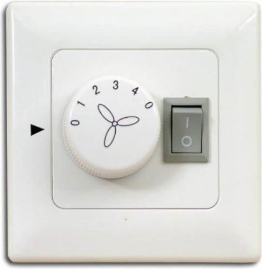 Produktbild Pepeo Wand/ Stufenschalter Deckenventilator mit Licht Aufputz (1 x)