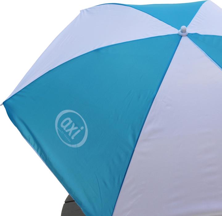 Produktbild Axi Sonnenschirm Ø125 cm - Blau/weiss (1.25 m)