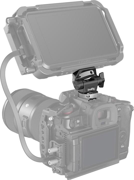 Actual product image SmallRig Swivel and Tilt Adjustable Monitor Mount with Cold Shoe Mount (Monitor Accessories)