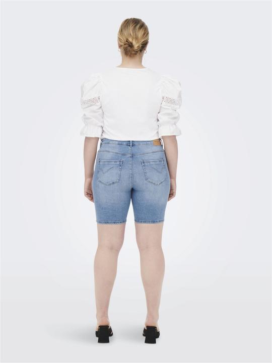 Image du produit Only Curvy CARLaola Reg Short en jean déstructuré (42)