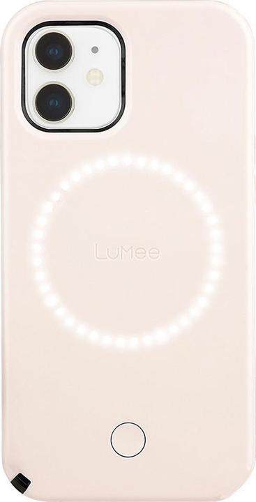 Produktbild LuMee Duo -Hülle mit Vorder- und Rückbeleuchtung für iPhone 12 Mini - Millennial Pink (Apple iPhone 12 mini)