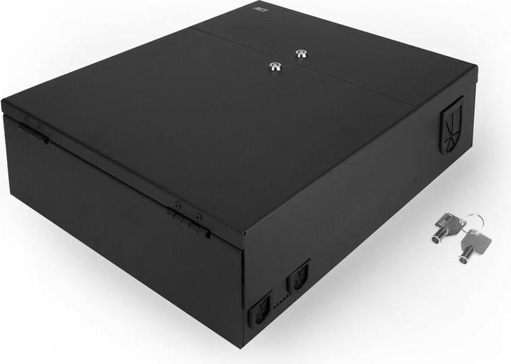 Actual product image Lockable zone enclosure patch box 8 slots for fibre and copper