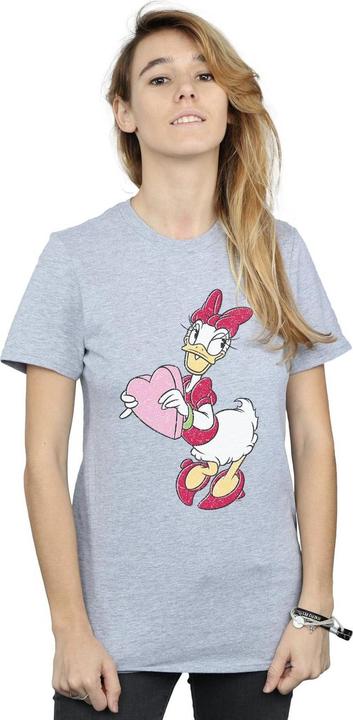 Immagine prodotto Disney Daisy Duck Love Heart Maglietta Ampia Donna (M)