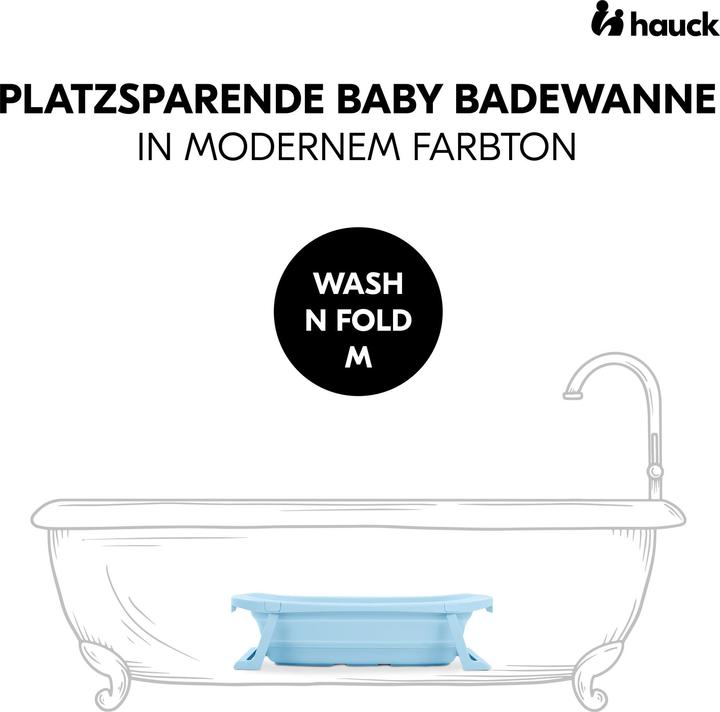 Productafbeelding Hauck Wash N Fold M Lichtblauw