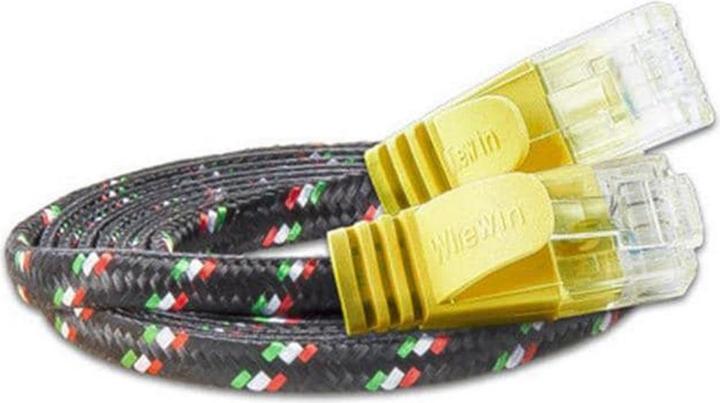 Produktbild Wirewin Slim Toughkabel: UTP, 0.25m, gelb (UTP, CAT6, 0.25 m)