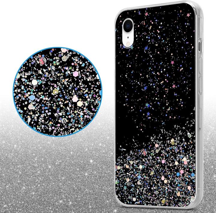Productafbeelding Cadorabo TPU hoes fonkelende glitters (Apple iPhone XR)