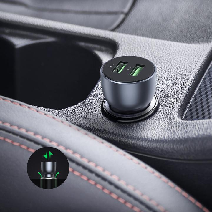 Immagine prodotto Ugreen Caricatore da auto doppio USB QuickCharge 3.0 36 Watt