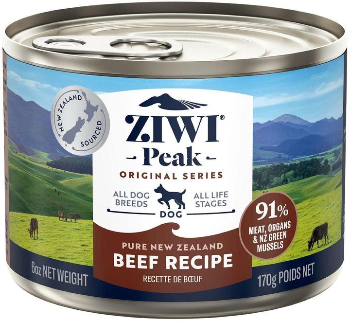 Produktbild Ziwi Peak Canned Dog Food beef 170g (Adult, 1 Stk., 170 g)