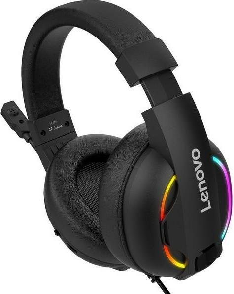 Actual product image Lenovo HU75 gaming headset (black) (Cable)