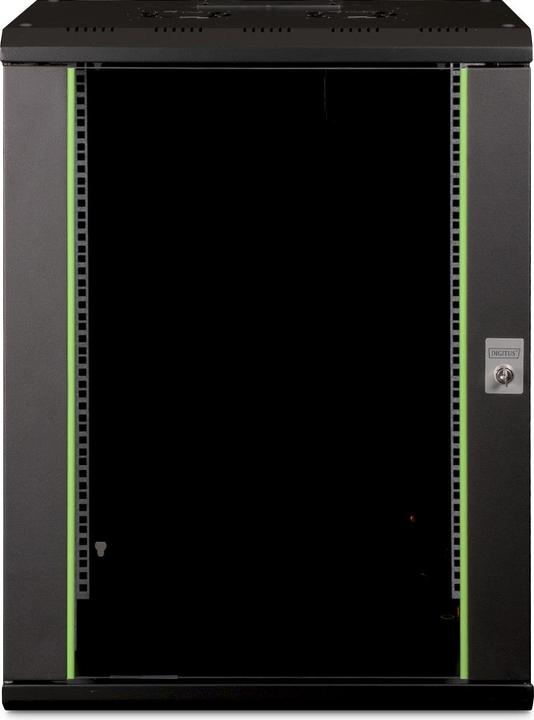 Produktbild Digitus 48,3cm 19Zoll Wandgehäuse 16HE SoHoline RAL9002 schwarz ohne Fachboden (16 HE, 19 Zoll Rack)