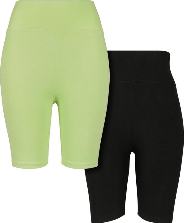 Produktbild Urban Classics Ladies High Waist Cycle Shorts 2-Pack (XS)