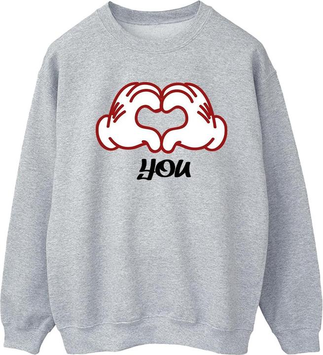 Disney Mickey Mouse Love You Hands Sweatshirt (M)