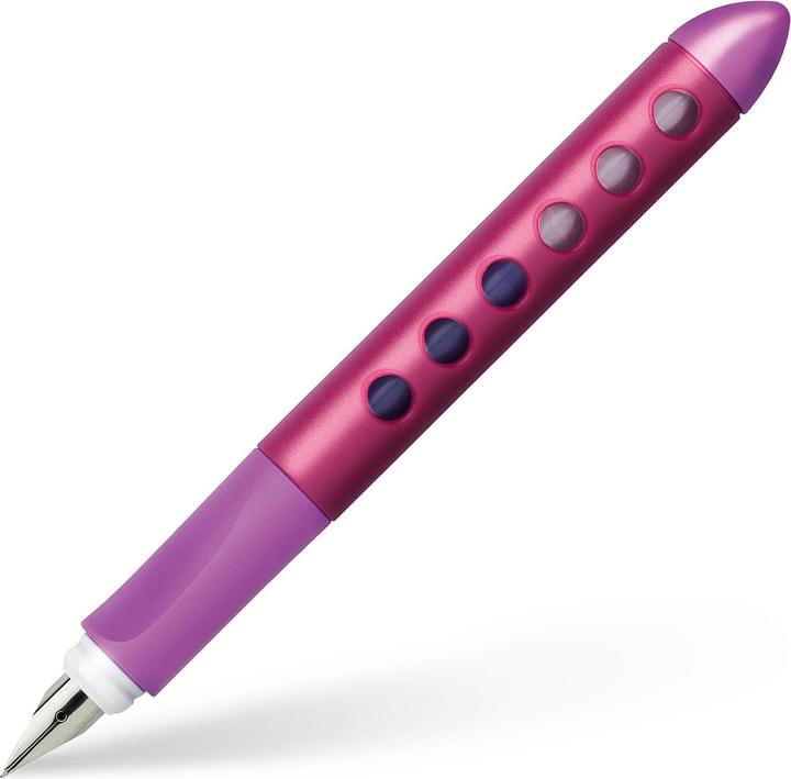 Actual product image Faber-Castell Fountain pen Scribolino Medium (M), Purple Violet (Violet, Lilac, 1 x)