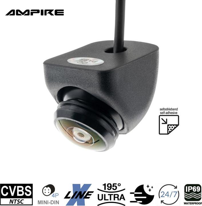 Immagine prodotto Ampire Mini Rückfahrkamera CVBS 195 NEUE VERSION