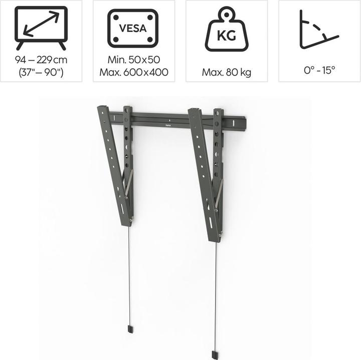 Produktbild Hama Ultraslim", 229 cm (90 (Wand, 90", 80 kg)