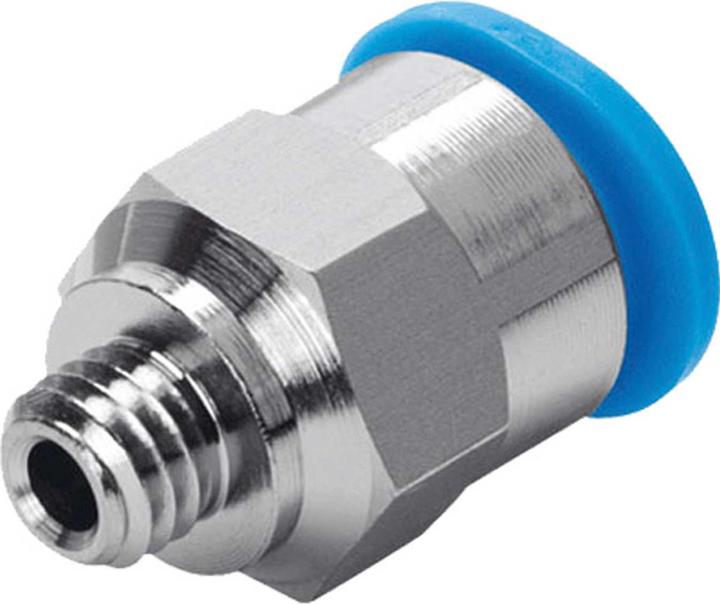 Festo Push-in Fitting, Male M5, 4mm (Pipe fitting)
