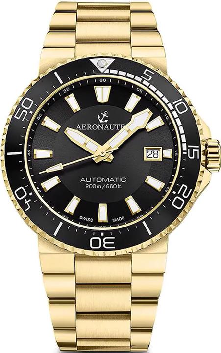 Aeronautec ANT-44086-05 Sports Diver Automatik 43mm 200M (Sportuhr, 43 mm)